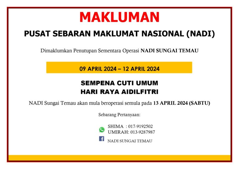 CUTI AIDILFITRI
