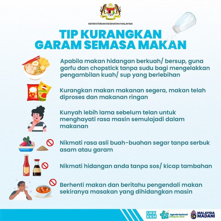 TIPS KURANGKAN GARAM